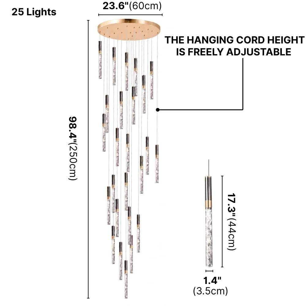 large lobby chandelier