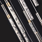 Lirix Spiral LED Crystal Staircase Chandelier for Tall Foyers & Stairwells