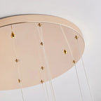 Lirix Spiral LED Crystal Staircase Chandelier for Tall Foyers & Stairwells