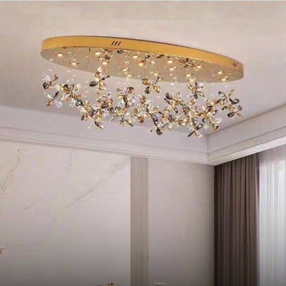 Gold ceiling light for living room