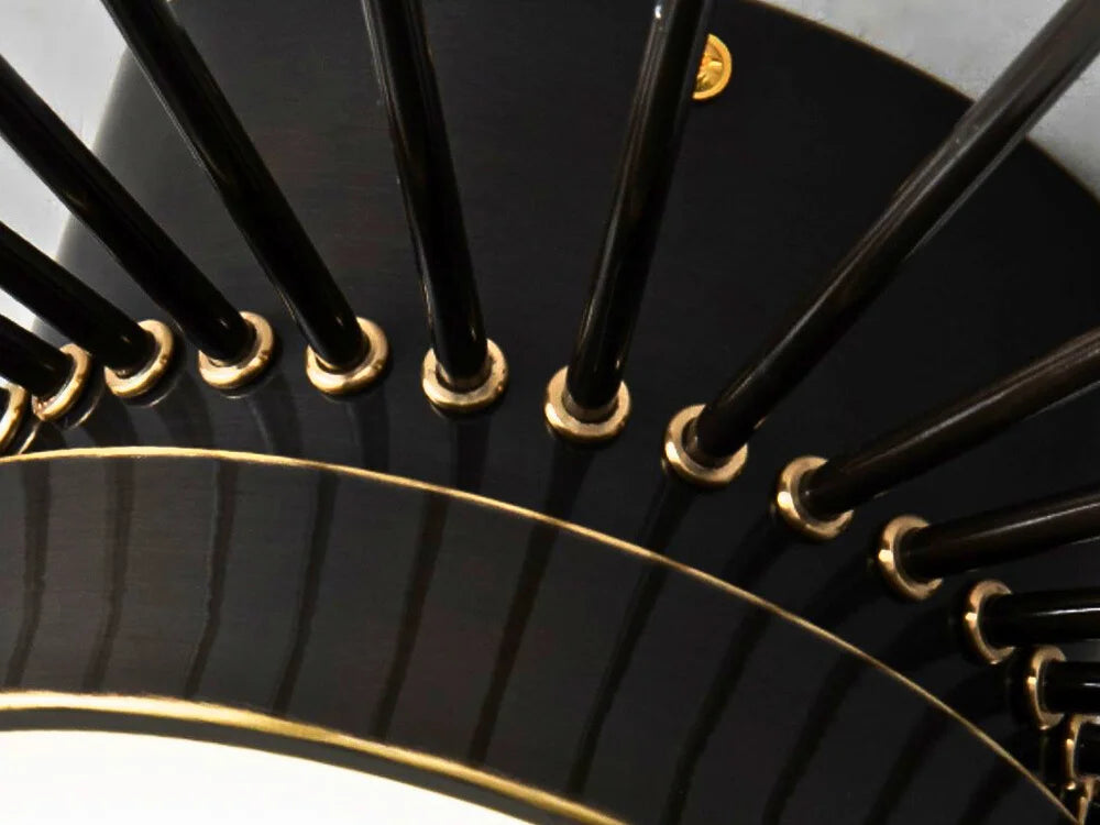 black flush mount chandelier