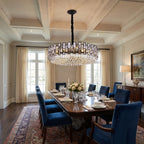 Luxor Round Crystal Chandelier