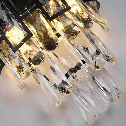 Luxor Sconce - Modern Home Decor Crystal Wall Lamp For Bedroom Detail
