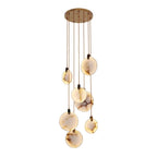 Marble Entryway Chandelier