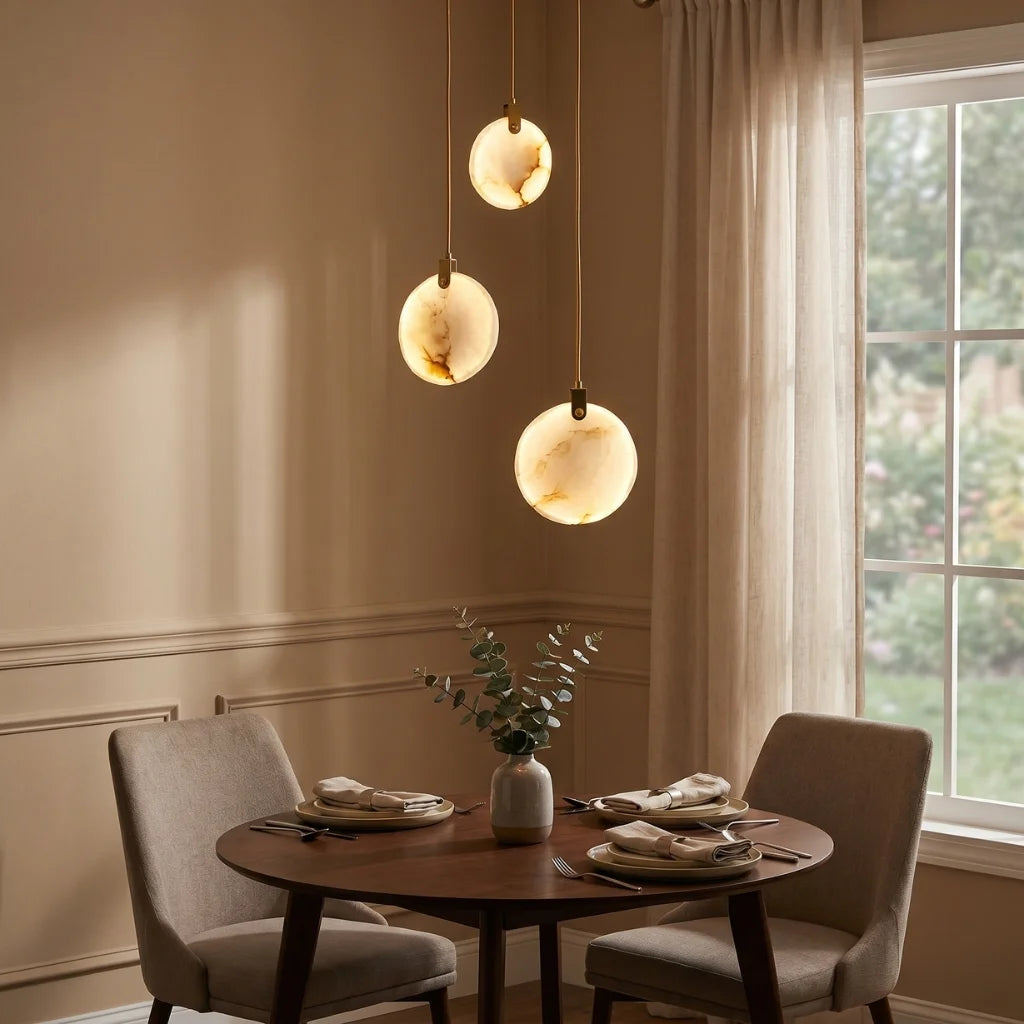 Marble Entryway Chandelier