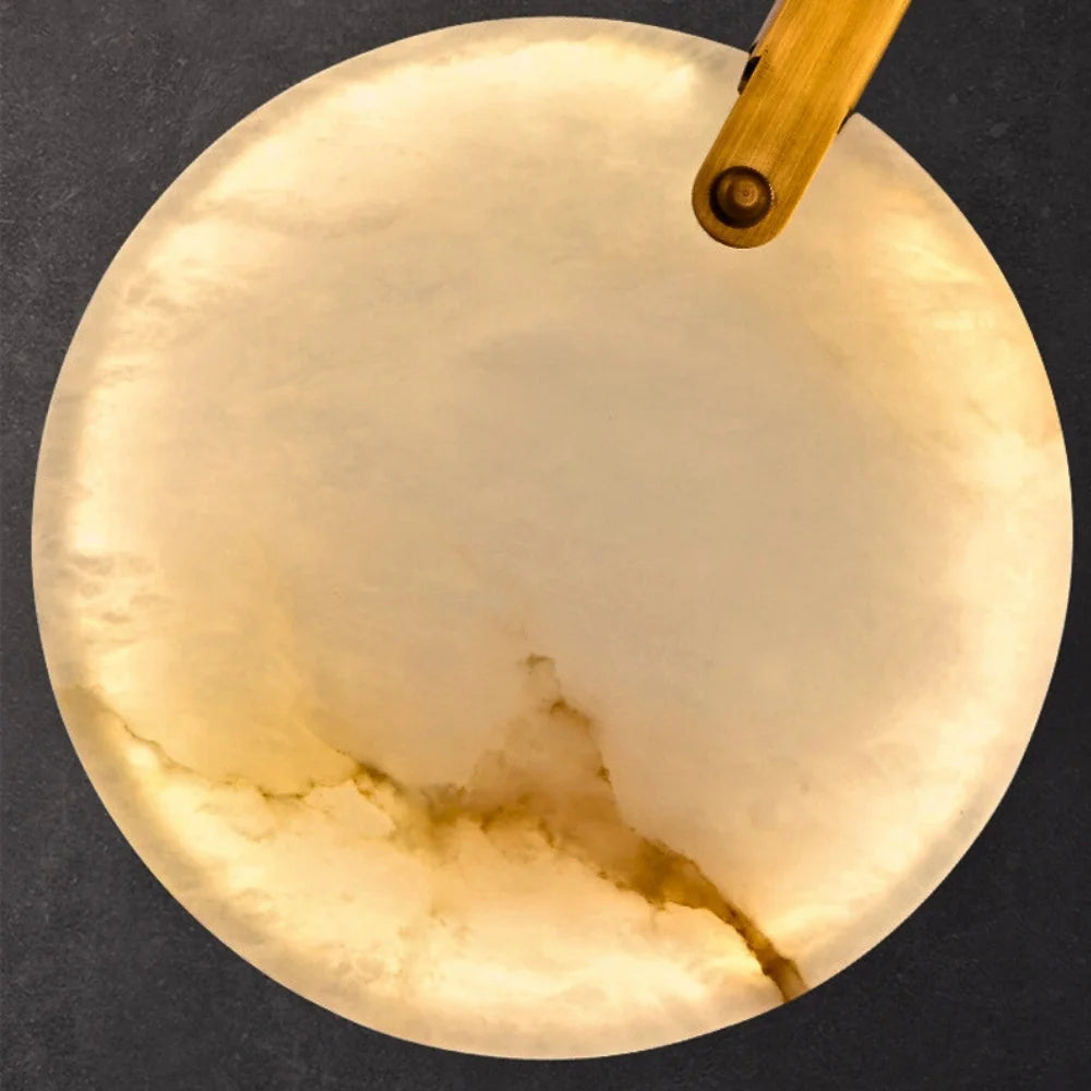 Marble Entryway Chandelier