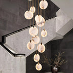 Marble Entryway Chandelier