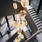 Marble Entryway Chandelier