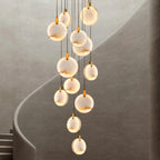 Marble Entryway Chandelier
