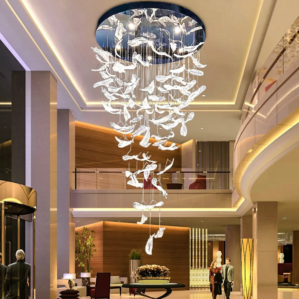 modern artistic chandelier