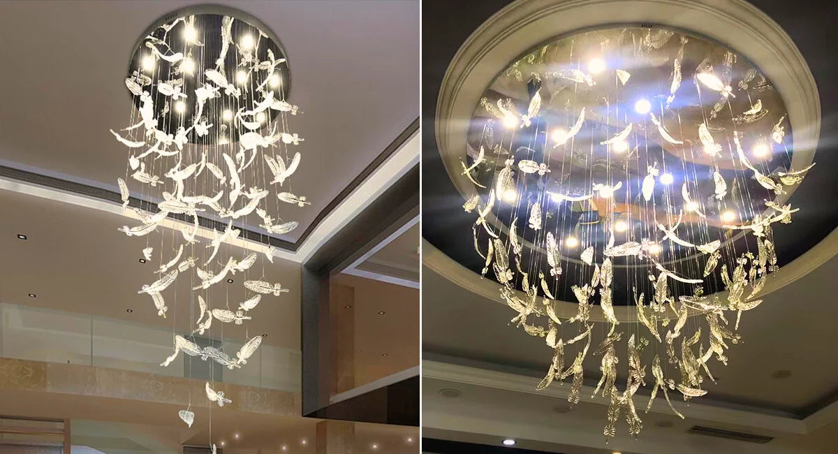 modern artistic chandelier