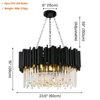 Luxury ceiling chandelier for upscale American home interiors