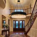 Luxury ceiling chandelier for upscale American home interiors