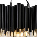 YOOGEE statement chandelier for dining room and foyer lighting