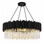 Modern chandelier light fixture for elegant living room decor