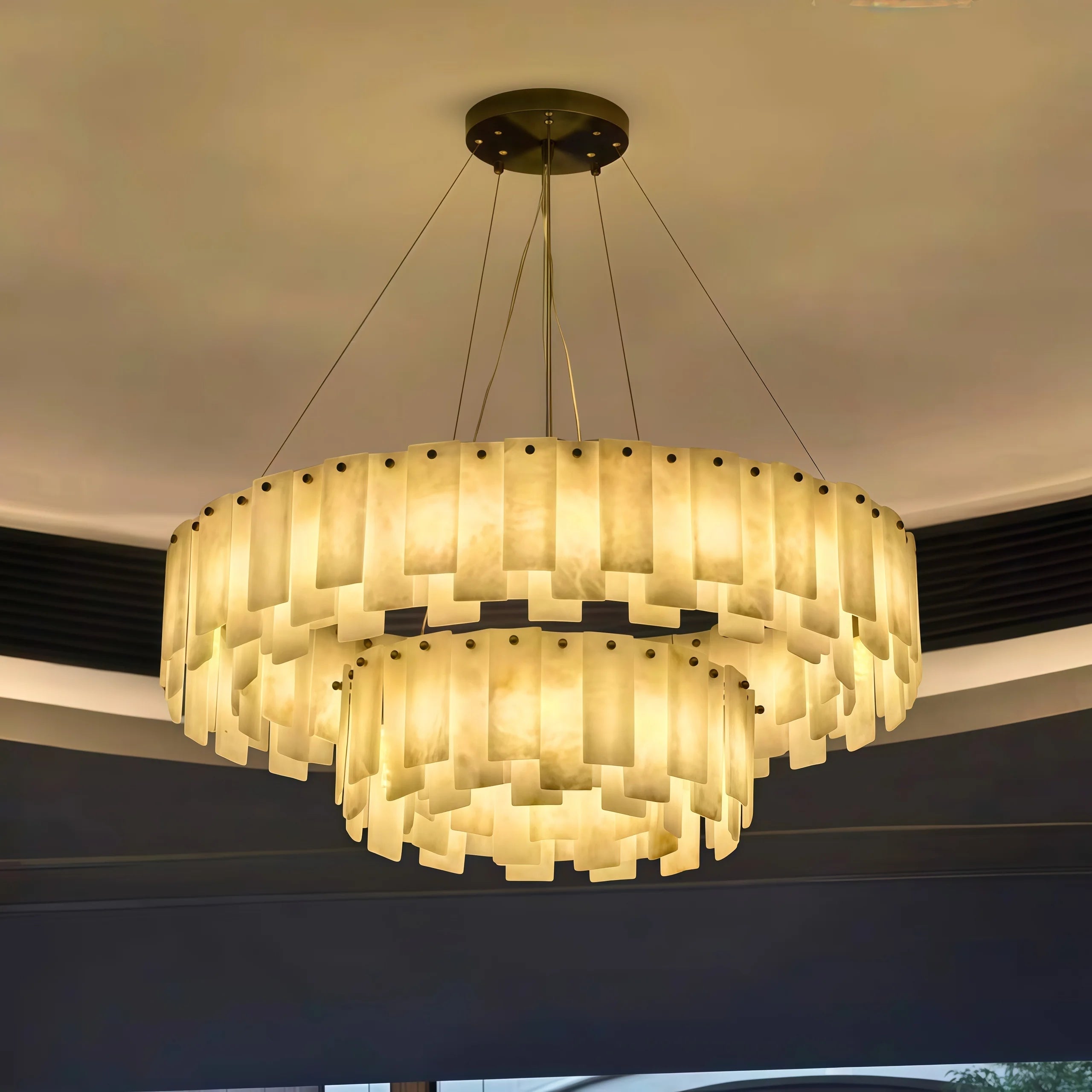 Modern Gold Chandelier