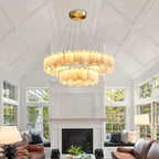 Modern Gold Chandelier