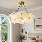 Luxury ceiling chandelier for upscale American home interiors