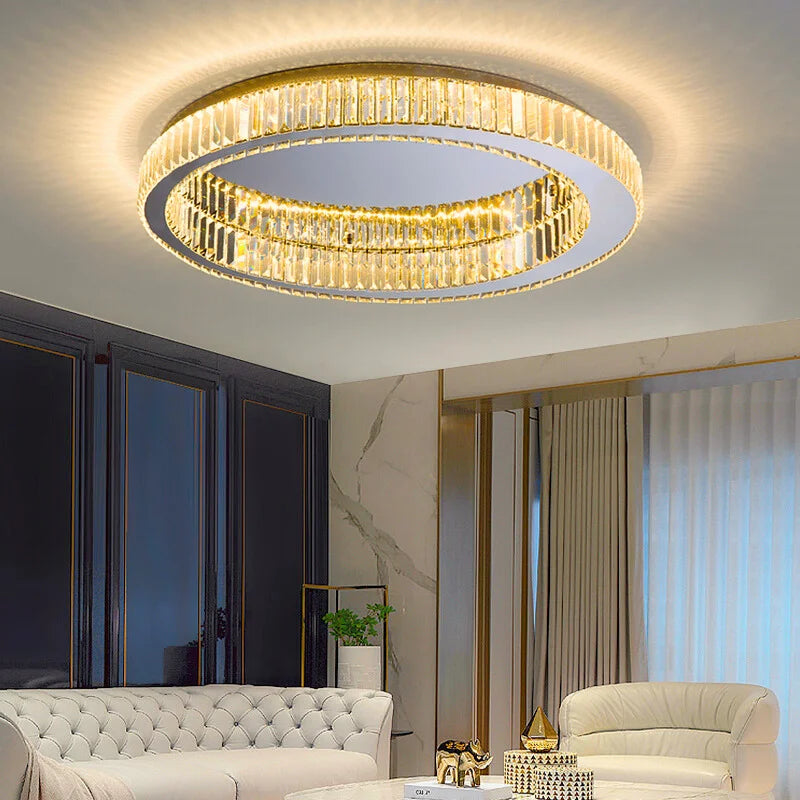 living room crystal ceiling lamp