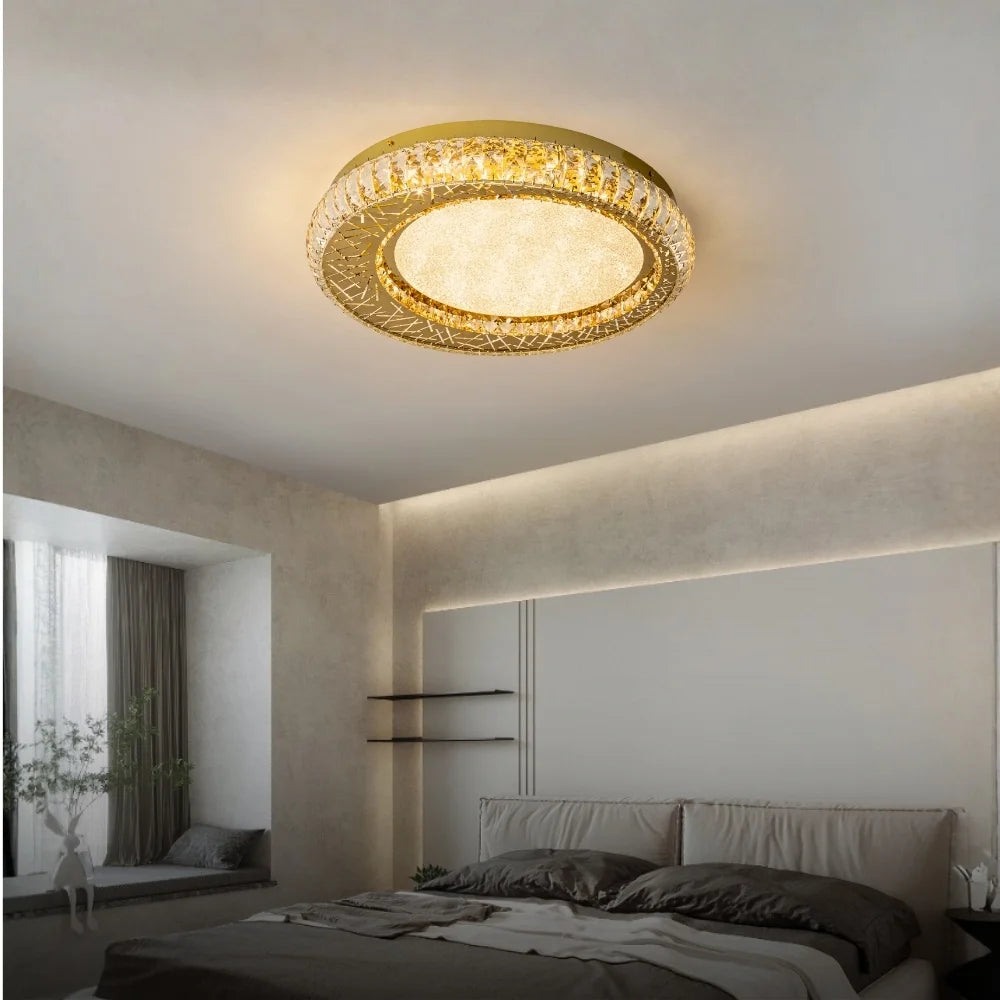 crystal ceiling light for bedroom