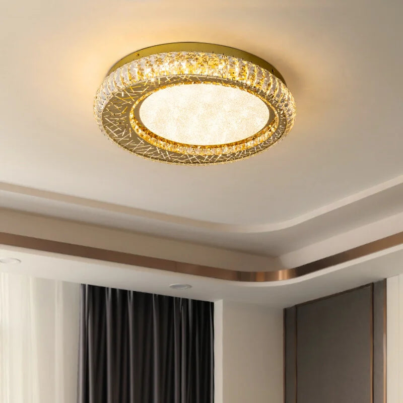 crystal ceiling light for bedroom