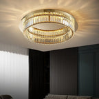 gold crystal ceiling lamp