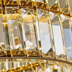 gold crystal ceiling lamp