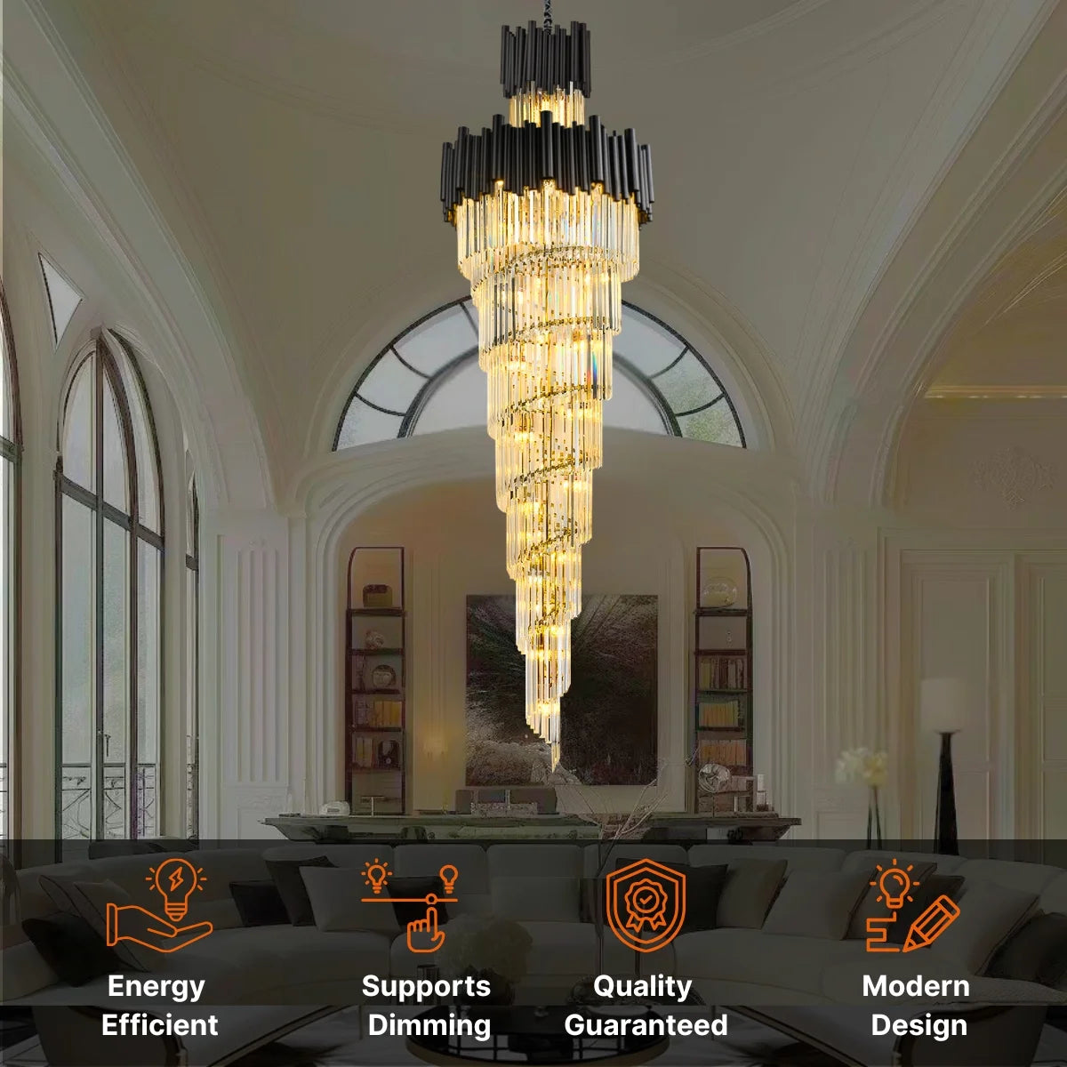 Nocturne Staircase Chandelier