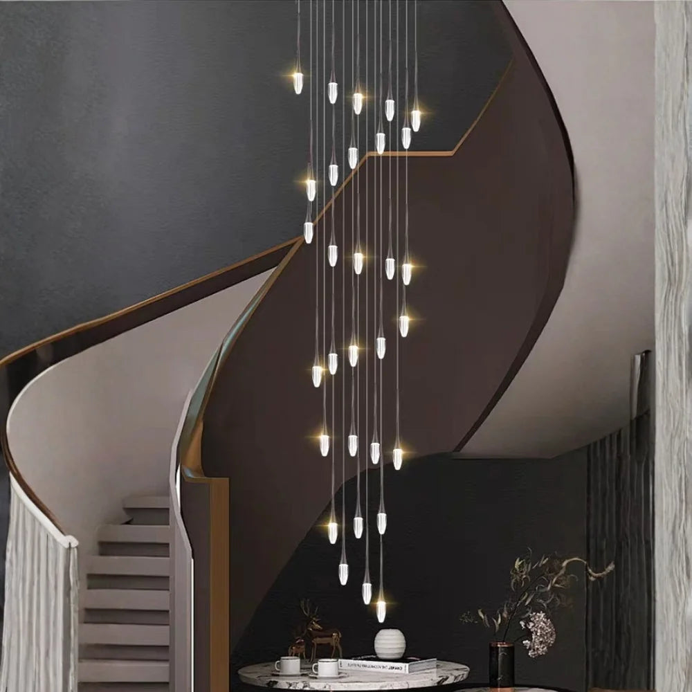long led chandelier for foyer