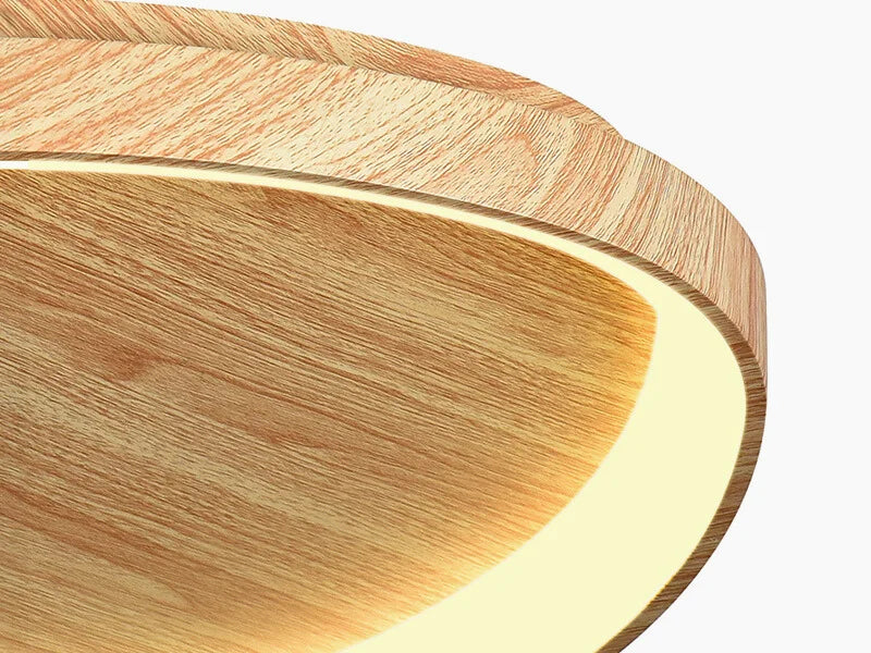 wood ceiling light