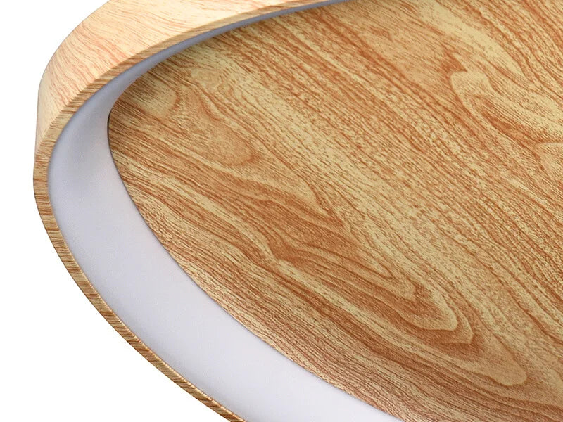 wood ceiling light