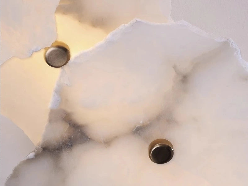 Opal Sconce Modern Wall Sconces-Luxury Marble Creative Wall Light For Living RoomBedroom Detail
