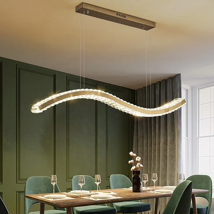 Ophelia Chandelier-Modern Dining Room LED Hanging Light Fixtures