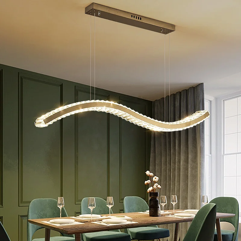 Ophelia Chandelier-Modern Dining Room LED Hanging Light Fixtures