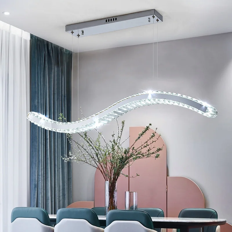Ophelia Chandelier-Modern Dining Room LED Hanging Light Fixtures