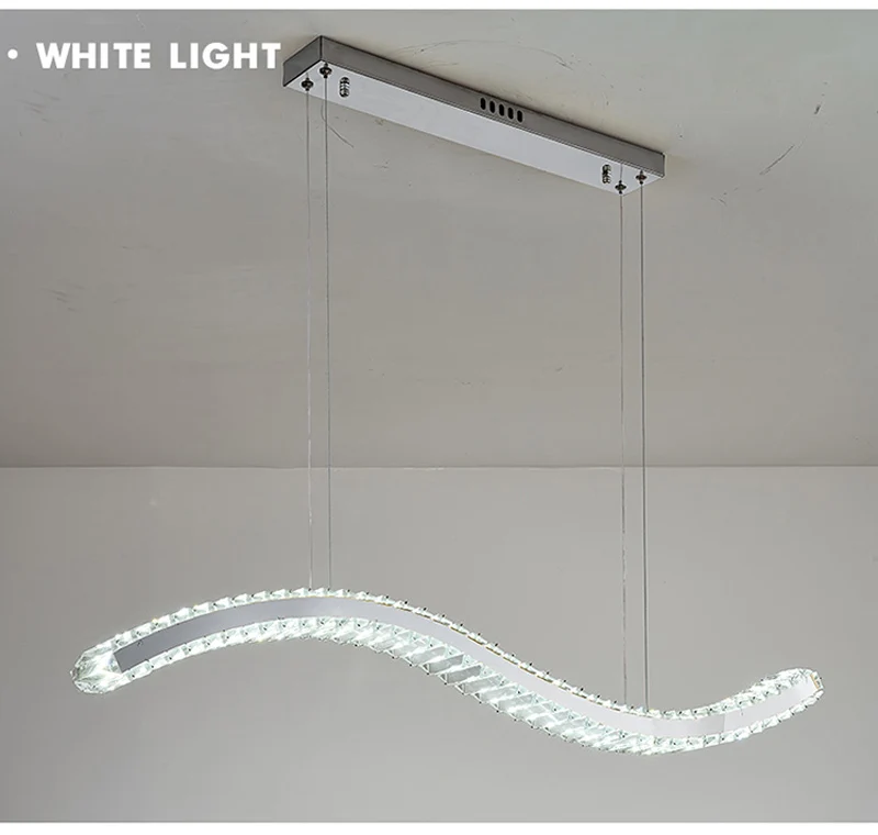 Ophelia Chandelier-Modern Dining Room LED Hanging Light Fixtures-White Light