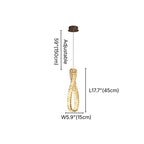 crystal hanging lamp