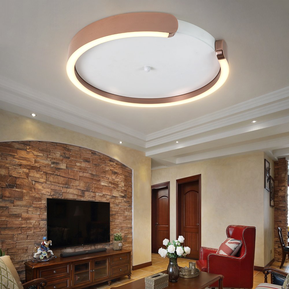 Orla Ceiling Light-Modern Gold Flush Mount LED Ceiling Light Fixture