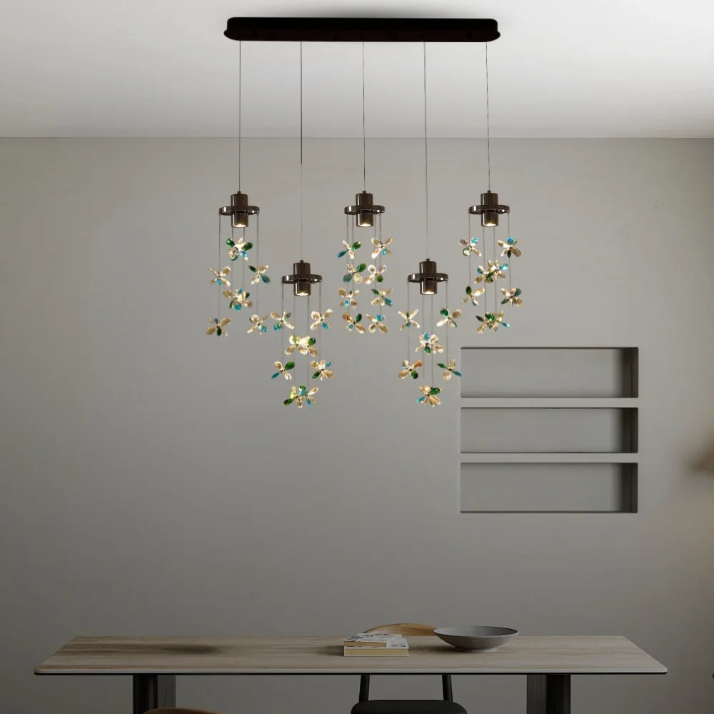 led dining room chandelier