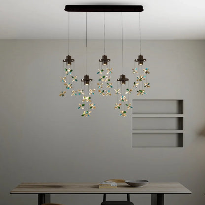 led dining room chandelier