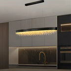 Oval Large Crystal Chandelier