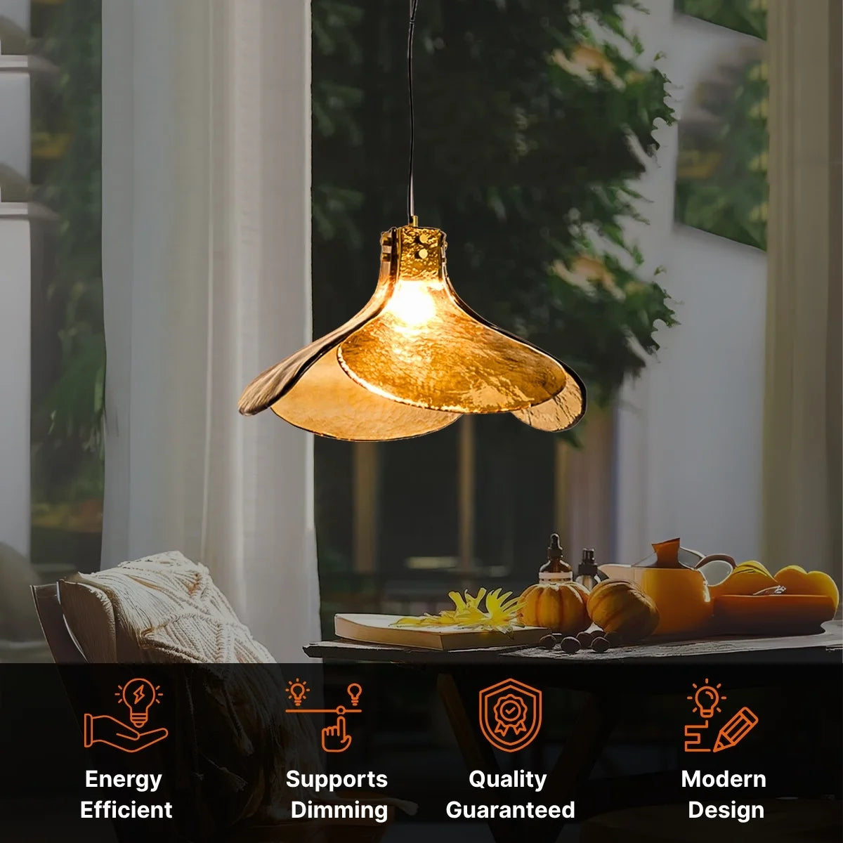 mini glass pendant light