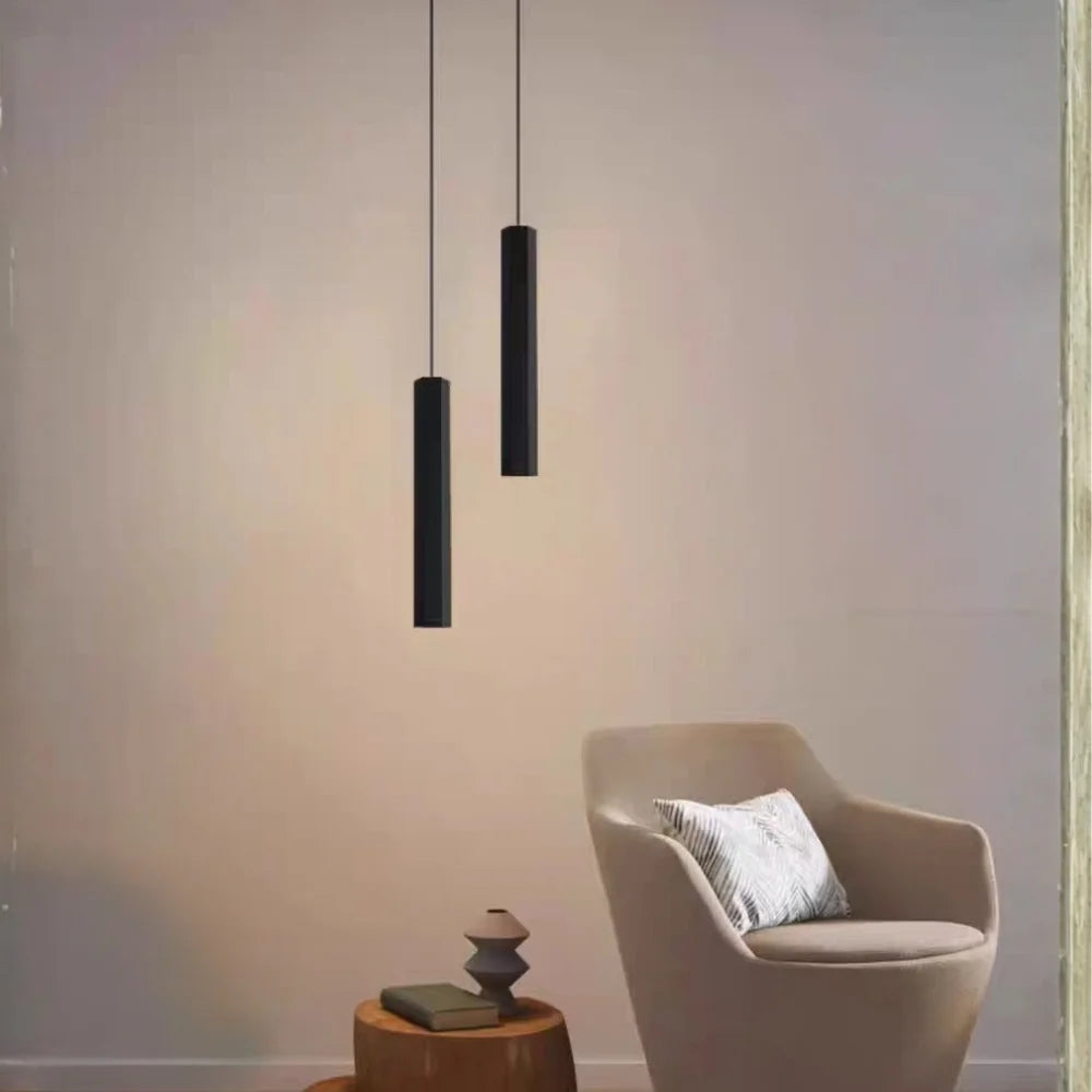 Pilar Modern LED Spiral Staircase Chandelier for Tall Foyers & Stairwells