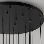 Pilar Modern LED Spiral Staircase Chandelier for Tall Foyers & Stairwells