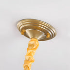 Pluma Modern LED Feather-Inspired Crystal Chandelier for Living Spaces