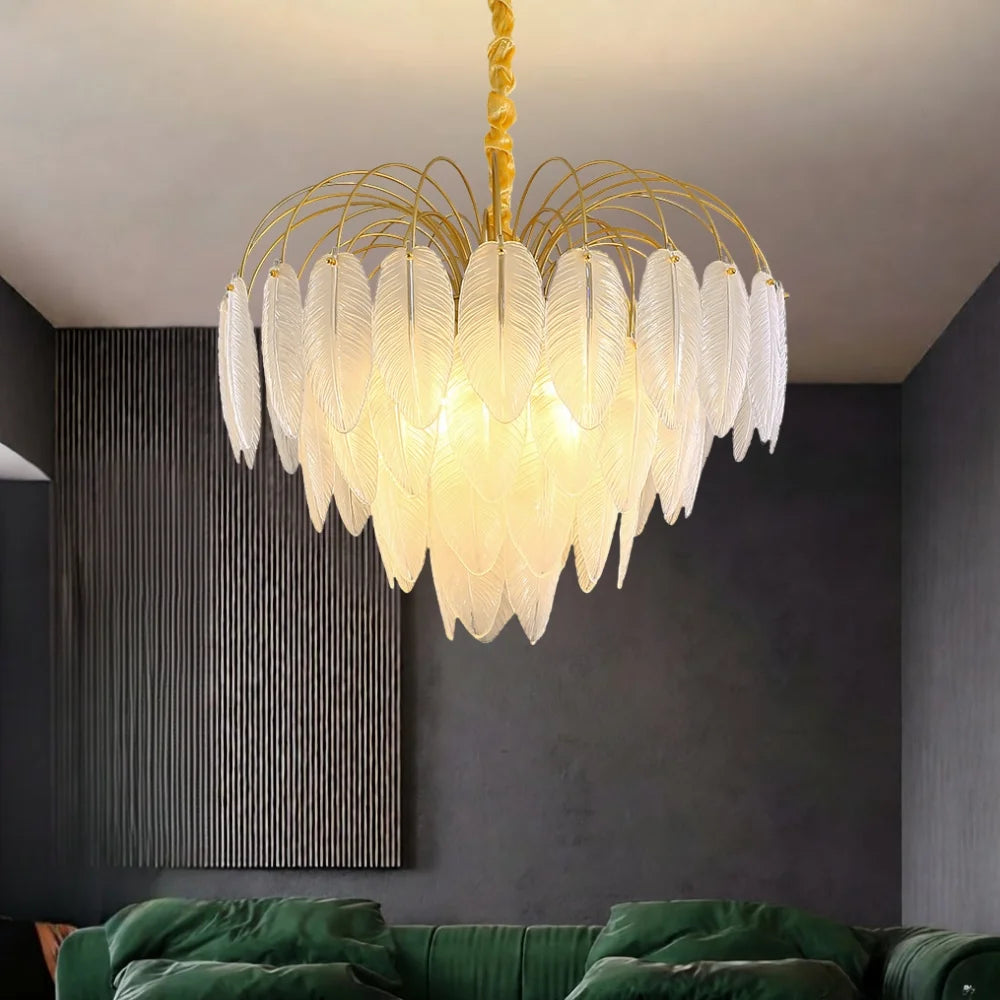 luxury living room chandelier lighting