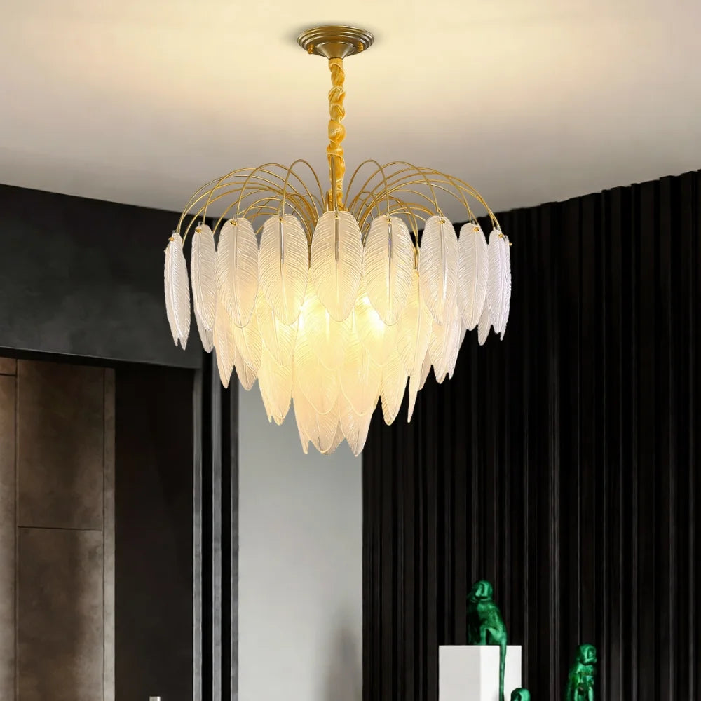 luxury modern glass chandelier