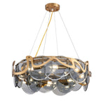 modern designer living chandelier