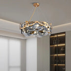 modern designer living chandelier