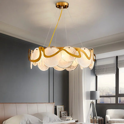 modern designer living chandelier